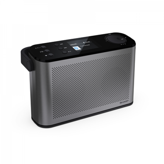 Sharp OSAKA Stereo Portable Digital Radio | DR-P540(GY) | USB port | Bluetooth | FM radio | Wireless connection