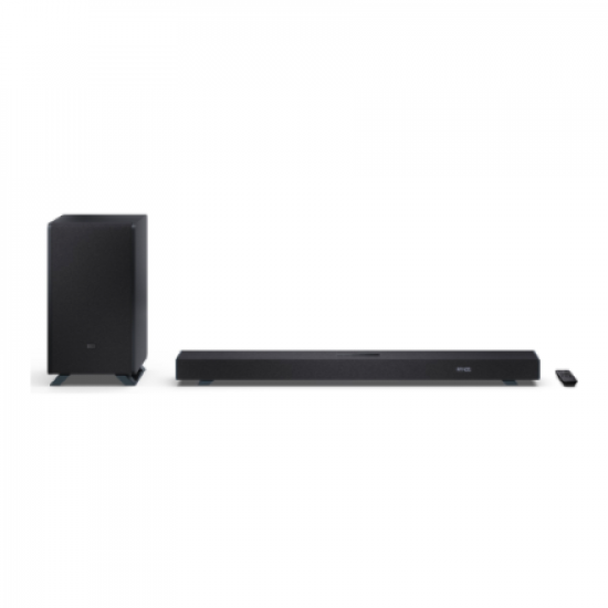 Sharp | 3.1.2 Dolby Atmos/DTS:X Soundbar with Wireless Subwoofer | HT-SBW53121(BK) | Bluetooth