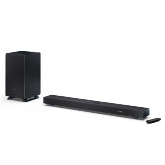 Sharp | 3.1.2 Dolby Atmos/DTS:X Soundbar with Wireless Subwoofer | HT-SBW53121(BK) | Bluetooth