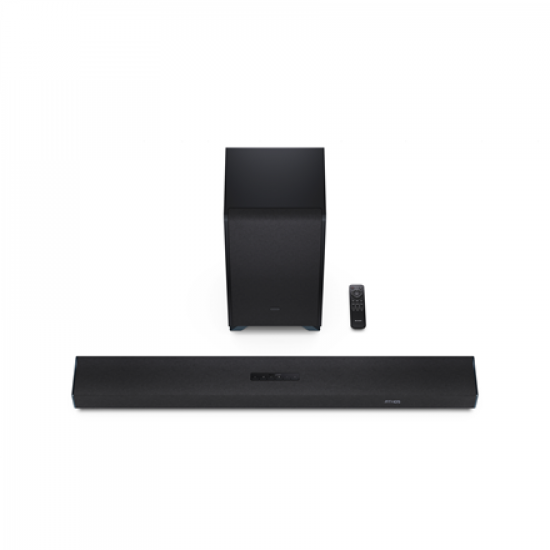 Sharp | 3.1.2 Dolby Atmos/DTS:X Soundbar with Wireless Subwoofer | HT-SBW53121(BK) | Bluetooth
