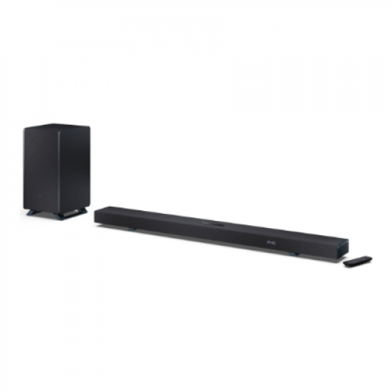 Sharp | 5.1.2 Dolby Atmos/DTS:X Soundbar with Wireless Subwoofer | HT-SBW55121(BK) | Bluetooth