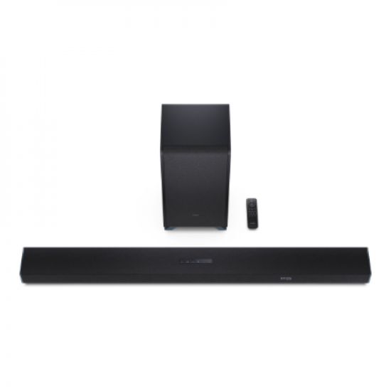 Sharp | 5.1.2 Dolby Atmos/DTS:X Soundbar with Wireless Subwoofer | HT-SBW55121(BK) | Bluetooth