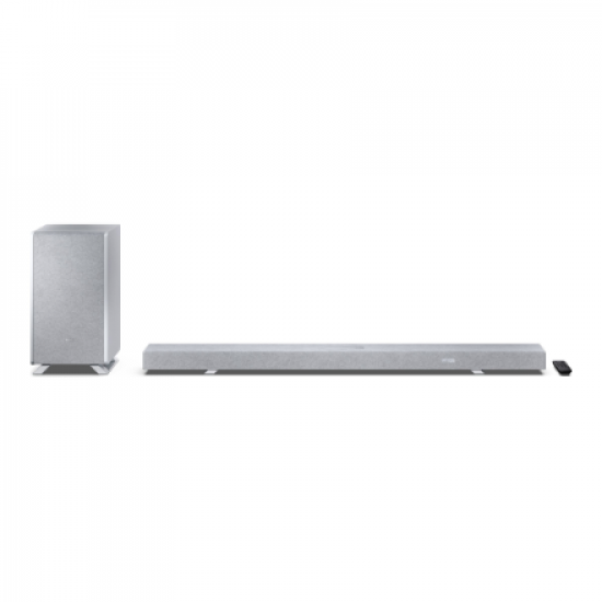 Sharp | 5.1.2 Dolby Atmos/DTS:X Soundbar with Wireless Subwoofer | HT-SBW55121(SL) | Bluetooth