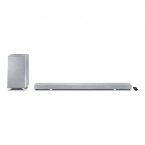 Sharp | 5.1.2 Dolby Atmos/DTS:X Soundbar with Wireless Subwoofer | HT-SBW55121(SL) | Bluetooth