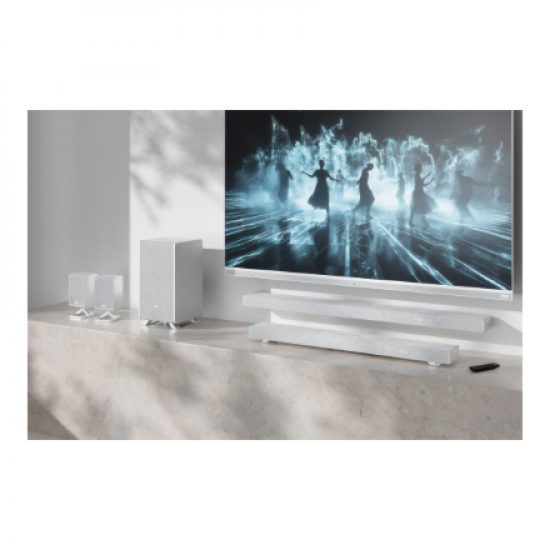 Sharp | 5.1.2 Dolby Atmos/DTS:X Soundbar with Wireless Subwoofer | HT-SBW55121(SL) | Bluetooth