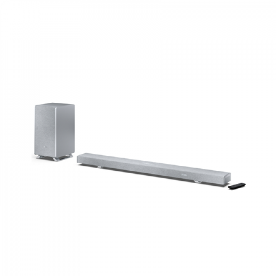 Sharp | 5.1.2 Dolby Atmos/DTS:X Soundbar with Wireless Subwoofer | HT-SBW55121(SL) | Bluetooth