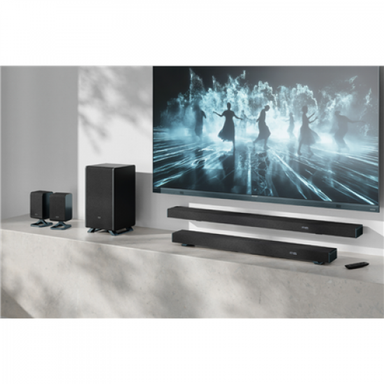 Sharp | 2.0.2 Wireless Rear Surround Speakers | HT-SPR52021(BK)
