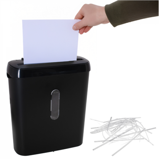 Paper Shredder | AD 1039 | Black | 8 L | 70 dB | Strip-cut