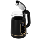 Adler Kettle with LED Display | AD 1305 | Electric | 2200 W | 1.7 L | Plastic | 360° rotational base | Black/Gold