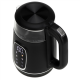 Adler Kettle with LED Display | AD 1305 | Electric | 2200 W | 1.7 L | Plastic | 360° rotational base | Black/Silver