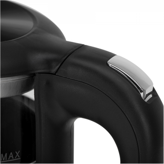 Adler Kettle with LED Display | AD 1305 | Electric | 2200 W | 1.7 L | Plastic | 360° rotational base | Black/Silver