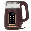 Adler Kettle with LED Display | AD 1305 | Electric | 2200 W | 1.7 L | Plastic | 360° rotational base | Burgundy
