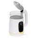 Adler Kettle with LED Display | AD 1305 | Electric | 2200 W | 1.7 L | Plastic | 360° rotational base | White/Gold