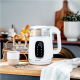 Adler Kettle with LED Display | AD 1305 | Electric | 2200 W | 1.7 L | Plastic | 360° rotational base | White/Silver