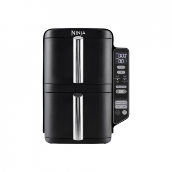 NINJA Double Stack Vertical Air Fryer with 2 Stacking Drawers | SL300EU | Power 2470 W | Capacity 7.6 L | Black