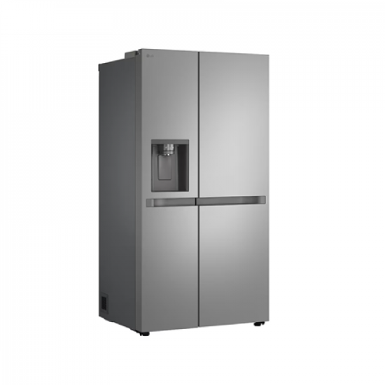 LG Refrigerator | GSLC41PYPE | Energy efficiency class E | Free standing | Side by side | Height 179 cm | Fridge net capacity 420 L | Freezer net capacity 221 L | Display | 36 dB | Grey