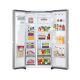 LG Refrigerator | GSLC41PYPE | Energy efficiency class E | Free standing | Side by side | Height 179 cm | Fridge net capacity 420 L | Freezer net capacity 221 L | Display | 36 dB | Grey