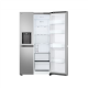 LG Refrigerator | GSLC41PYPE | Energy efficiency class E | Free standing | Side by side | Height 179 cm | Fridge net capacity 420 L | Freezer net capacity 221 L | Display | 36 dB | Grey