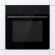 Gorenje Oven | BO6615E01B | 60 L | Electric | EnamelClean | Push pull buttons | Height 59.5 cm | Width 59.5 cm | Black