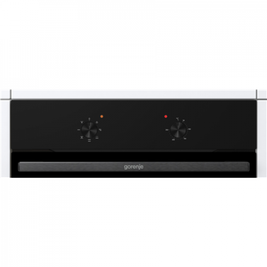 Gorenje Oven | BO6615E01B | 60 L | Electric | EnamelClean | Push pull buttons | Height 59.5 cm | Width 59.5 cm | Black