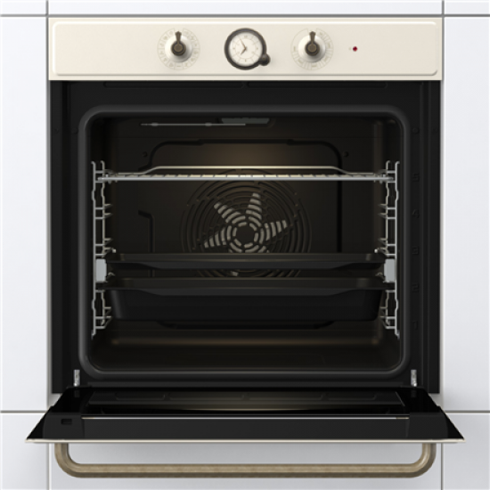 Gorenje Oven | BOS67372CLI | 77 L | Multifunctional | AquaClean | Mechanical | Steam function | Height 59.5 cm | Width 59.5 cm | Sandy