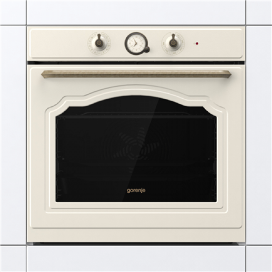 Gorenje Oven | BOS67372CLI | 77 L | Multifunctional | AquaClean | Mechanical | Steam function | Height 59.5 cm | Width 59.5 cm | Sandy