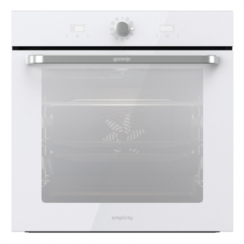 Gorenje Oven | BOS6737SYW | 77 L | Electric | AquaClean | Mechanical control | Steam function | Height 59.5 cm | Width 59.5 cm | White