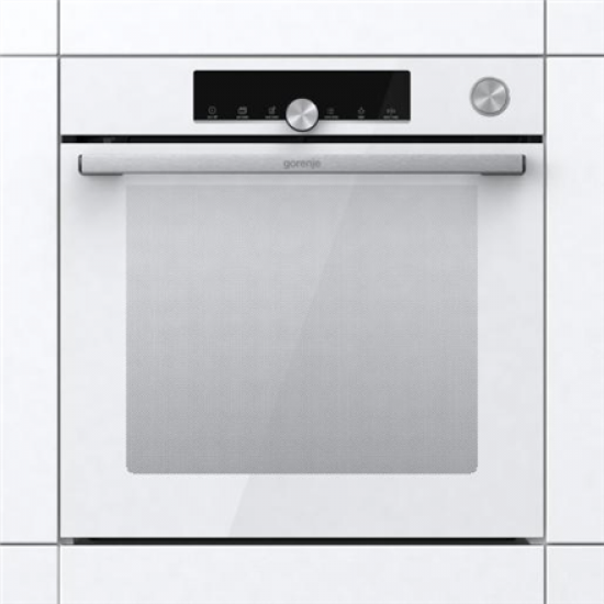 Gorenje Oven | BPSA6747A08WG | 77 L | Electric | AquaClean | Mechanical control | Steam function | Height 59.5 cm | Width 59.5 cm | White