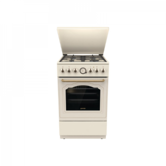 Gorenje Cooker | GKS5B70CLI | Hob type Gas | Oven type Electric | Sandy | Width 50 cm | Depth 59.4 cm | 70 L
