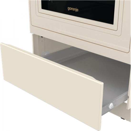 Gorenje Cooker | GKS5B70CLI | Hob type Gas | Oven type Electric | Sandy | Width 50 cm | Depth 59.4 cm | 70 L
