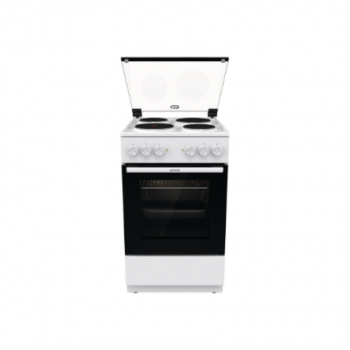Gorenje Cooker | GE5A21WH | Hob type Electric | Oven type Electric | White | Width 50 cm | Grilling | Depth 59.4 cm | 68 L