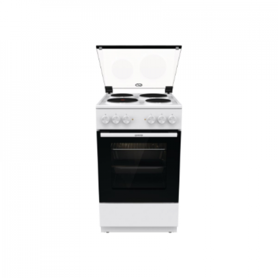 Gorenje Cooker | GE5A21WH | Hob type Electric | Oven type Electric | White | Width 50 cm | Grilling | Depth 59.4 cm | 68 L