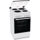 Gorenje Cooker | GE5A21WH | Hob type Electric | Oven type Electric | White | Width 50 cm | Grilling | Depth 59.4 cm | 68 L