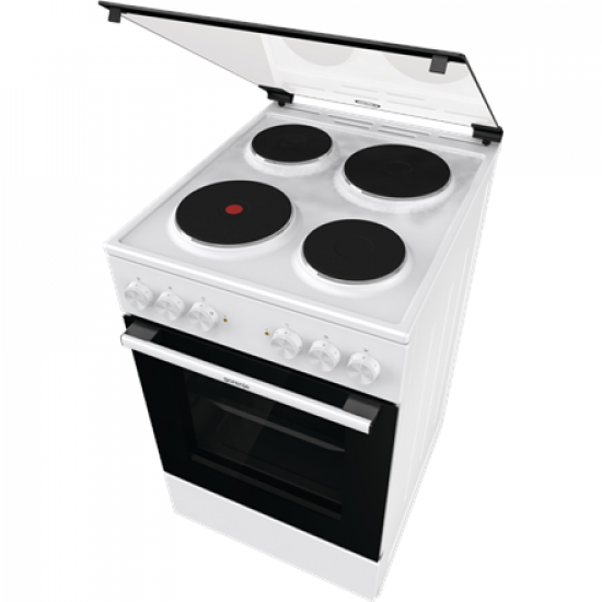 Gorenje Cooker | GE5A21WH | Hob type Electric | Oven type Electric | White | Width 50 cm | Grilling | Depth 59.4 cm | 68 L