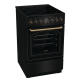 Gorenje Cooker | GECS5B70CLB | Hob type Vitroceramic | Oven type Electric | Black | Width 50 cm | Depth 59.4 cm | 70 L