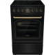 Gorenje Cooker | GECS5B70CLB | Hob type Vitroceramic | Oven type Electric | Black | Width 50 cm | Depth 59.4 cm | 70 L