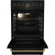Gorenje Cooker | GECS5B70CLB | Hob type Vitroceramic | Oven type Electric | Black | Width 50 cm | Depth 59.4 cm | 70 L