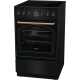 Gorenje Cooker | GECS5B70CLB | Hob type Vitroceramic | Oven type Electric | Black | Width 50 cm | Depth 59.4 cm | 70 L