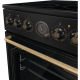 Gorenje Cooker | GECS5B70CLB | Hob type Vitroceramic | Oven type Electric | Black | Width 50 cm | Depth 59.4 cm | 70 L