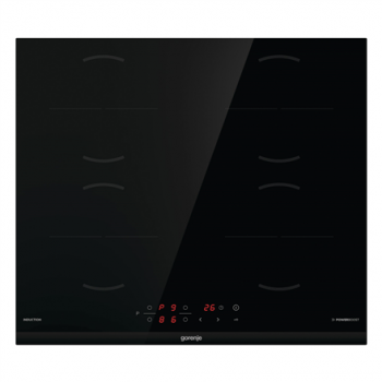 Gorenje Hob | GI6401BCE | Induction | Number of burners/cooking zones 4 | Touch control | Timer | Black