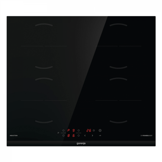 Gorenje Hob | GI6401BCE | Induction | Number of burners/cooking zones 4 | Touch control | Timer | Black