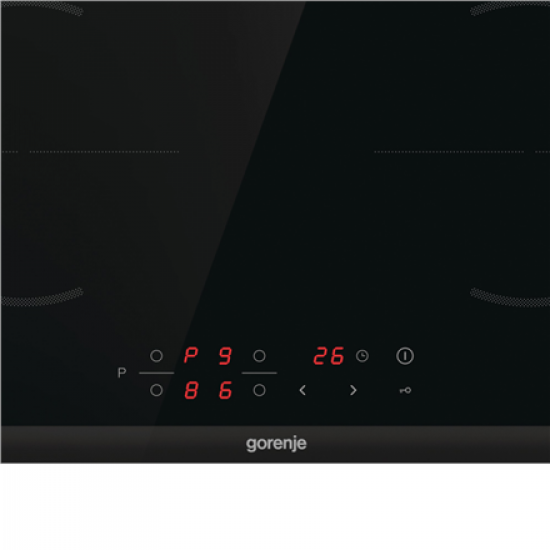 Gorenje Hob | GI6401BCE | Induction | Number of burners/cooking zones 4 | Touch control | Timer | Black