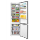 Midea Refrigerator | MDRB600MME46 | Energy efficiency class E | Free standing | Combi | Height 201 cm | No Frost system | Fridge net capacity 313 L | Freezer net capacity 130 L | Display | 35 dB | Stainless steel