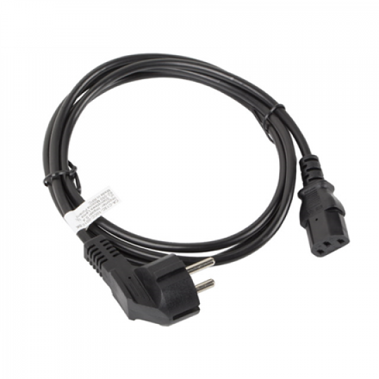 Lanberg | CEE 7/7 to IEC 320 C13 Power Cord | CA-C13C-10CC-0018-BK