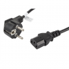 Lanberg | CEE 7/7 to IEC 320 C13 Power Cord | CA-C13C-11CC-0018-BK