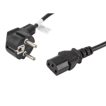 Lanberg | CEE 7/7 to IEC 320 C13 Power Cord | CA-C13C-11CC-0018-BK