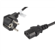 Lanberg | CEE 7/7 to IEC 320 C13 Power Cord | CA-C13C-11CC-0018-BK