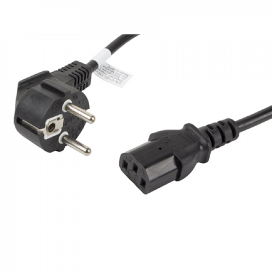 Lanberg | CEE 7/7 to IEC 320 C13 Power Cord | CA-C13C-11CC-0018-BK