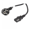 Lanberg | CEE 7/7 to IEC 320 C13 Power Cord | CA-C13C-11CC-0100-BK