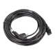 Lanberg | CEE 7/7 to IEC 320 C13 Power Cord | CA-C13C-11CC-0100-BK